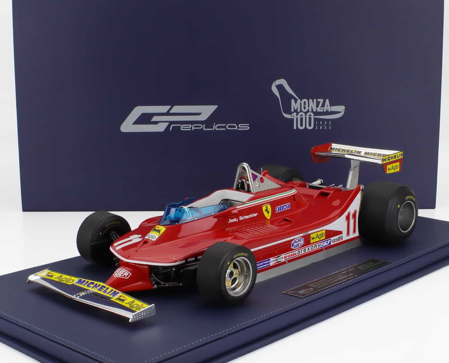 GP Replicas - 1:12 Ferrari 312 T4 #11 Jody Scheckter Winner Italian GP 1979 - Special Monza Limited Edition Resin Model