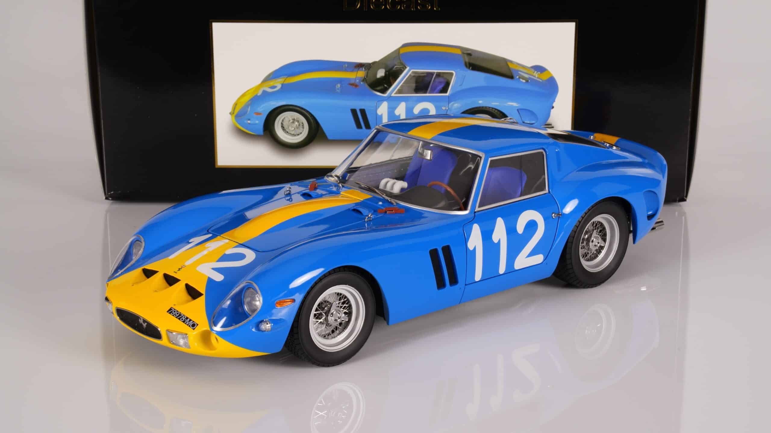 KK Scale 1:12 Ferrari 250 GTO #112 Targa Florio 1964 - Diecast Model