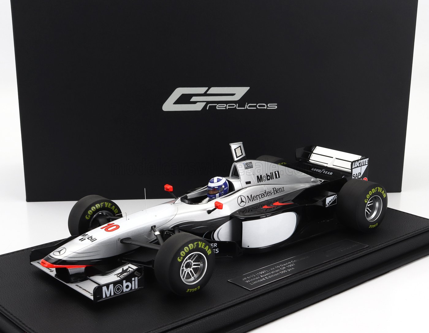 1:18 McLaren Mercedes MP4/12 No.10 David Coulthard Winner Australian GP 1997 - Limited Edition Resin Model - GP Replicas