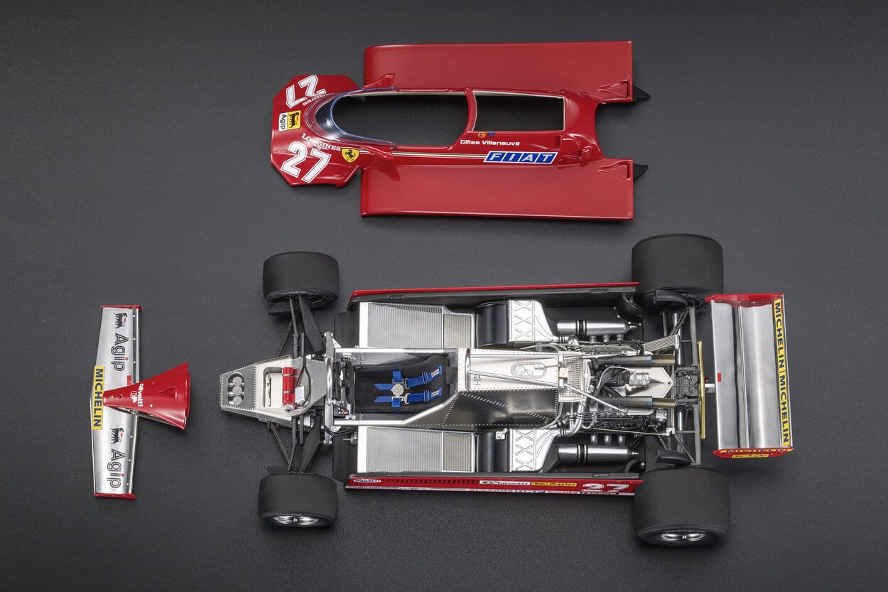 GP Replicas 1:18 Ferrari 126CK No.27 Gilles Villeneuve Winner Spanish GP 1981 - Limited Edition Resin Model