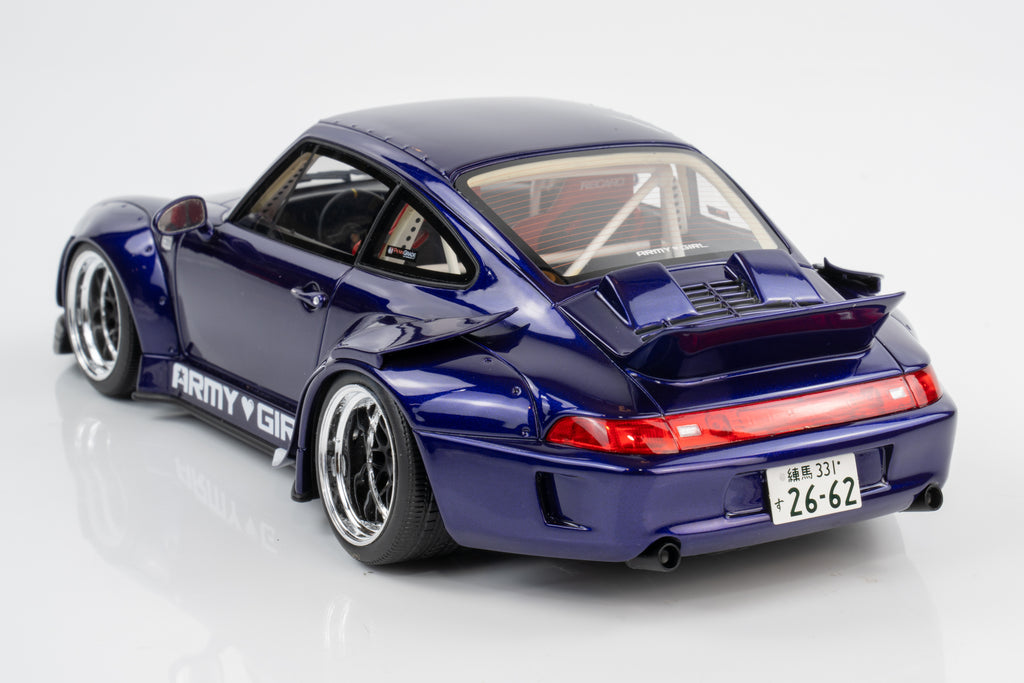 GT Spirit 1:18 Porsche 911 (993) RWB "Army Girl" Purple 2015 Limited Edition Model Car