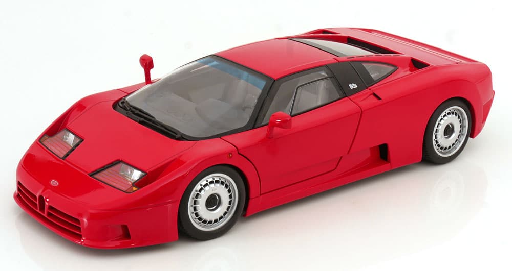 KK Scale 1:12 Bugatti EB110 1991 Red Diecast Model (KKDC120133)