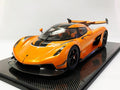 FrontiArt - 1:8 Koenigsegg Jesko Tang Orange - Limited Edition Resin Model