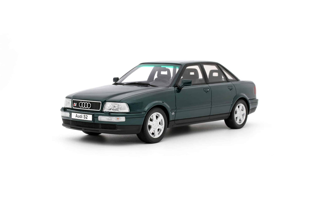 Otto Mobile 1:18 Audi S2 Green Sedan Green 1993 Scale Model