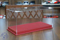 Premium 1:18 Scale Display Case with Red Leather Base