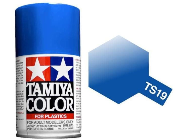 Tamiya 100ml TS-19 Metallic Blue Spray Paint (85019)