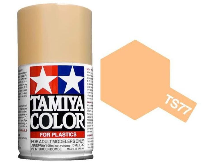 Tamiya 100ml TS-77 Flat Flesh Spray Paint (85077)