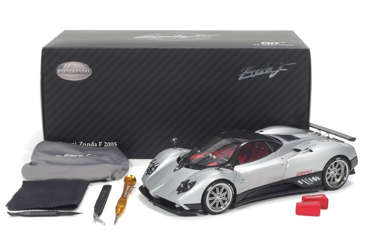 Almost Real - 1:18 Pagani Zonda F Grigio Mercurio (2005) - Diecast Model