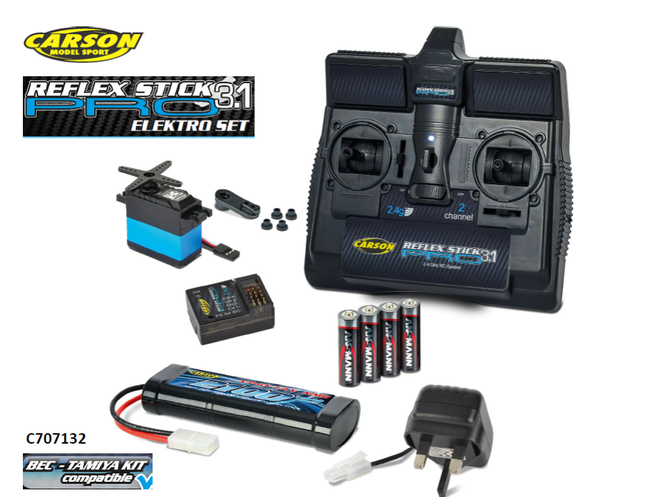 Electric RC Starter Set Pro 2.4Ghz