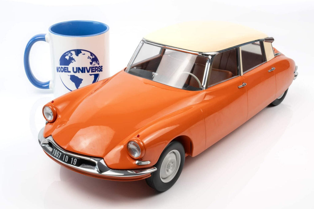 Norev 1:12 Citroen ID 19 Capucine Orange and Cream 1957 - Limited Edition Diecast Model