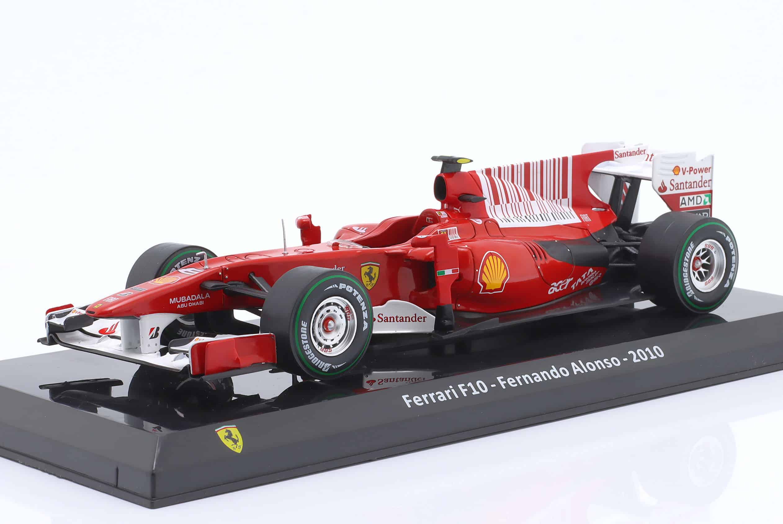 Premium Collectibles 1:24 Ferrari F10 No.8 Fernando Alonso 2010 F1 Season - Diecast Model