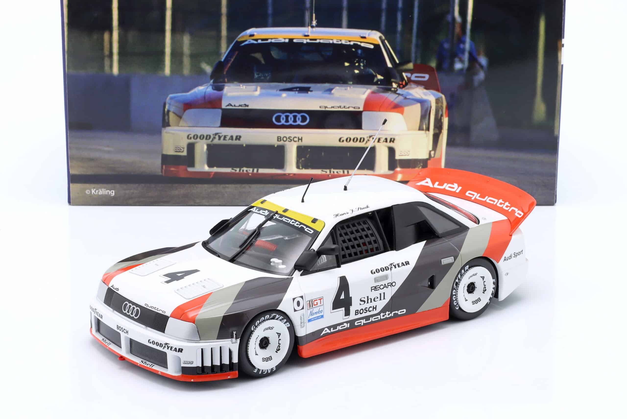 Werk83 1:18 Audi 90 IMSA GTO No.4 Sieger Sears Point 1989 Hans Stuck - Diecast Model