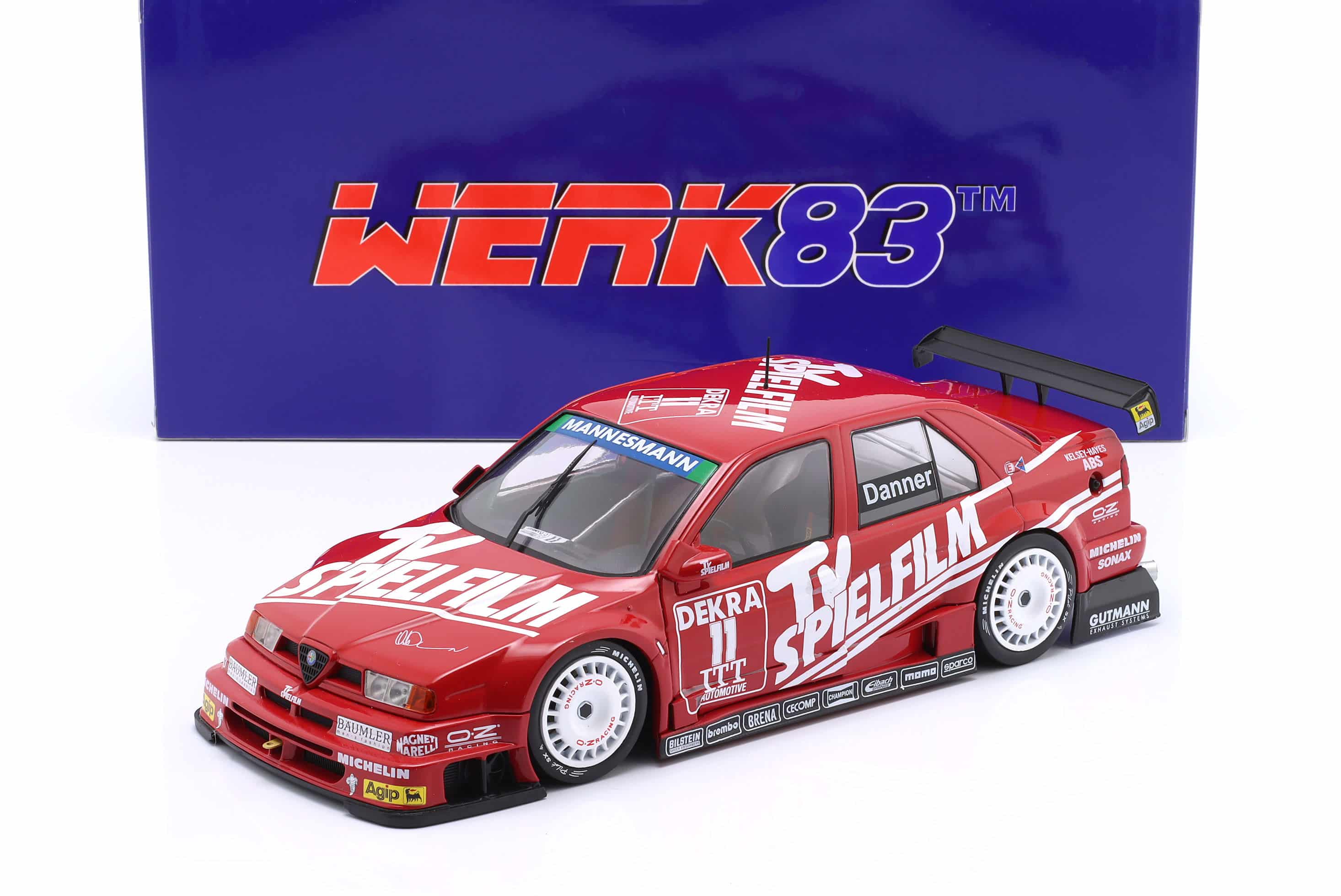 Werk83 1:18 Alfa Romeo 155 V6 TI No.11 Christian Danner DTM/ITC 1995 - Diecast Model