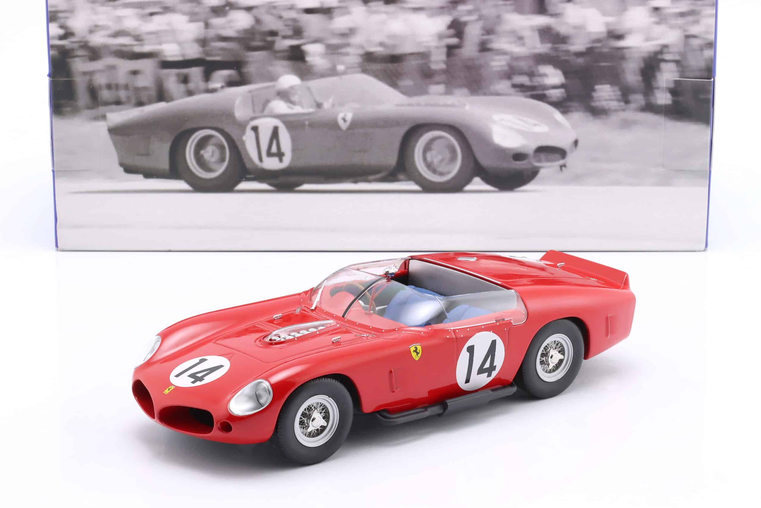 Werk83 1:18 Ferrari 250 TR61 No.14 Winner 1961 12h Sebring Phil Hill, Olivier Gendebien - Diecast Model