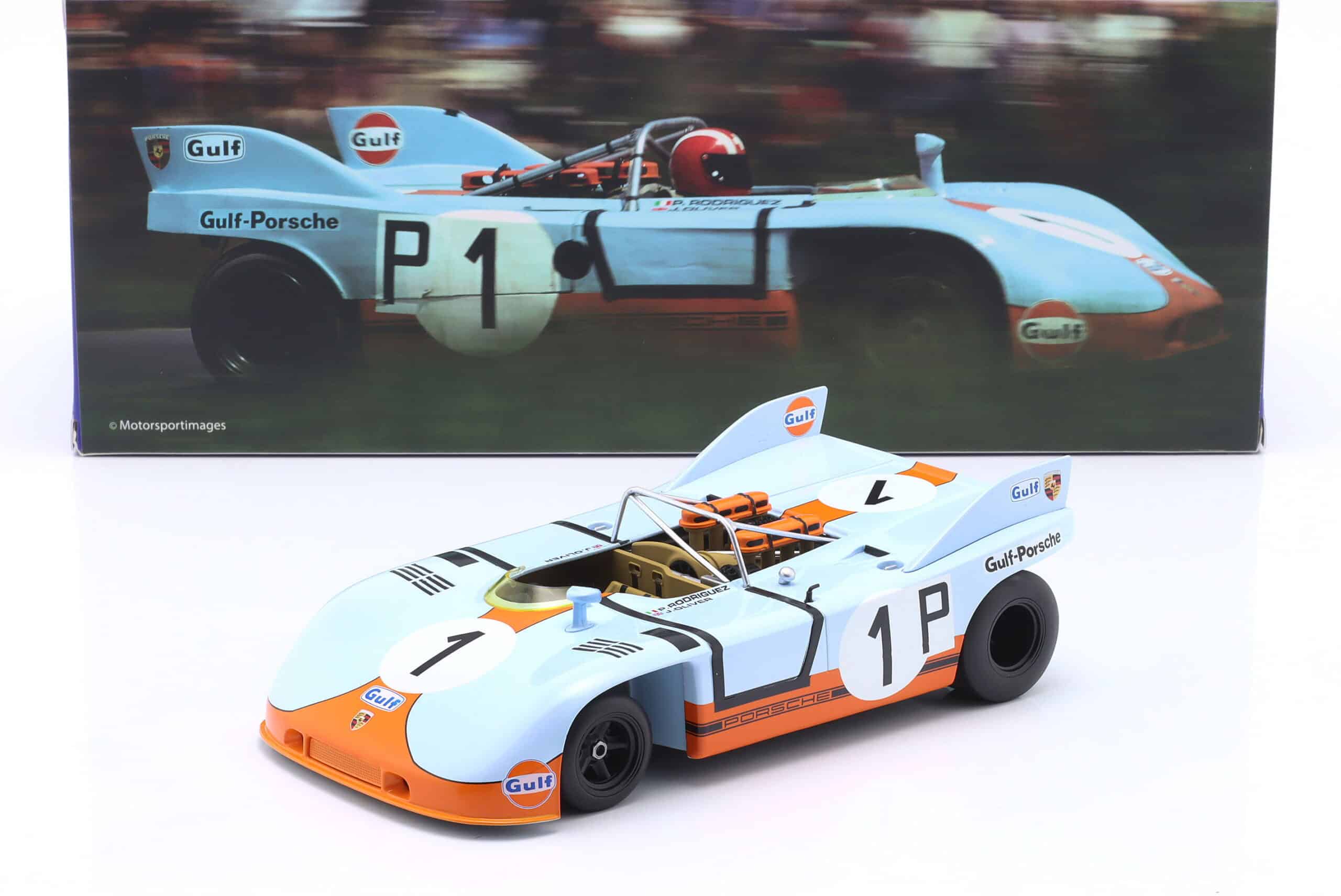 Werk83 1:18 Porsche 908/03 No.1 2nd 1000km Nurburgring 1971 Rodriguez, Siffert - Diecast Model