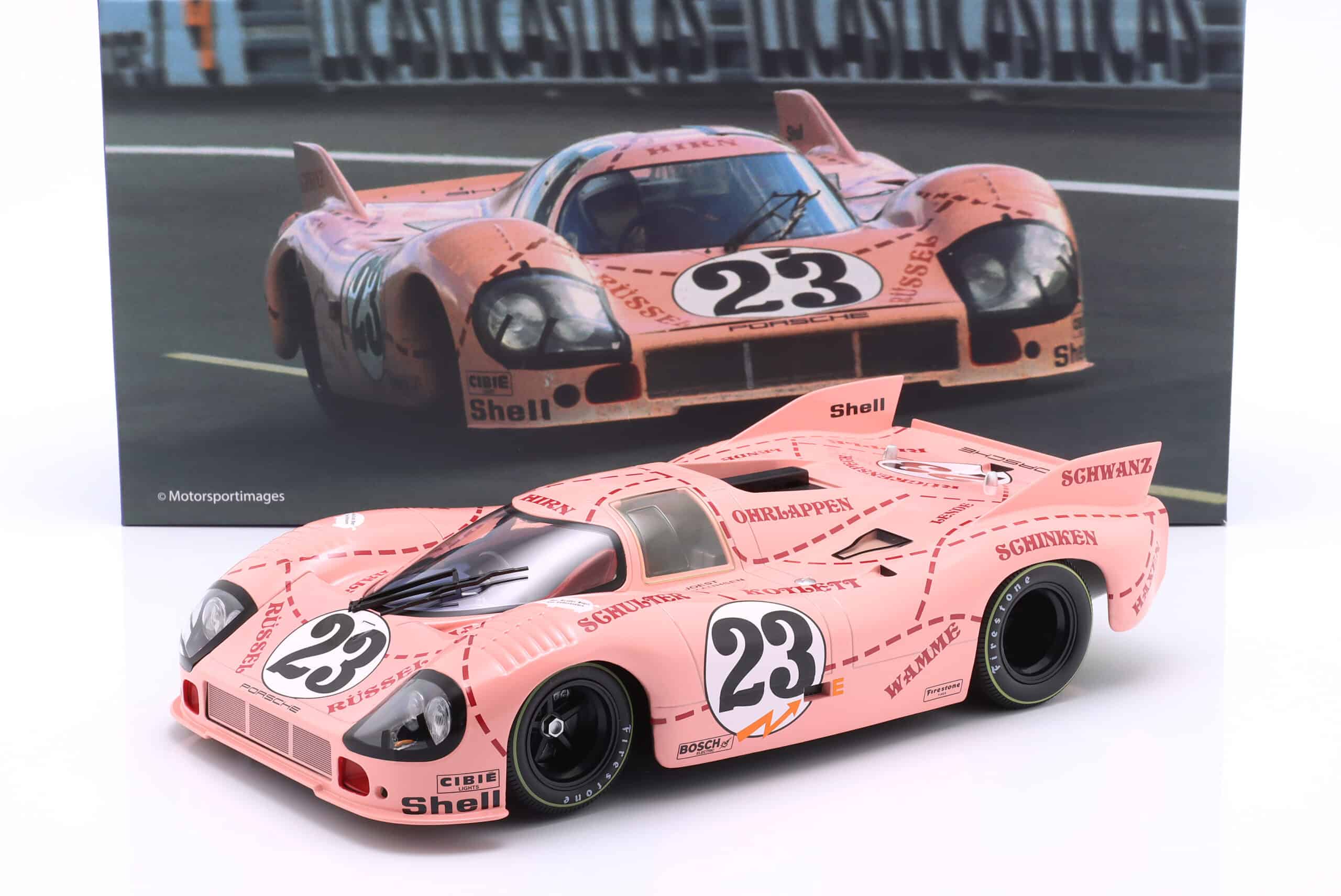 Werk83 1:12 Porsche 917/20 Pink Pig No.23 24h Le Mans 1971 Kauhsen, Joest - Diecast Model