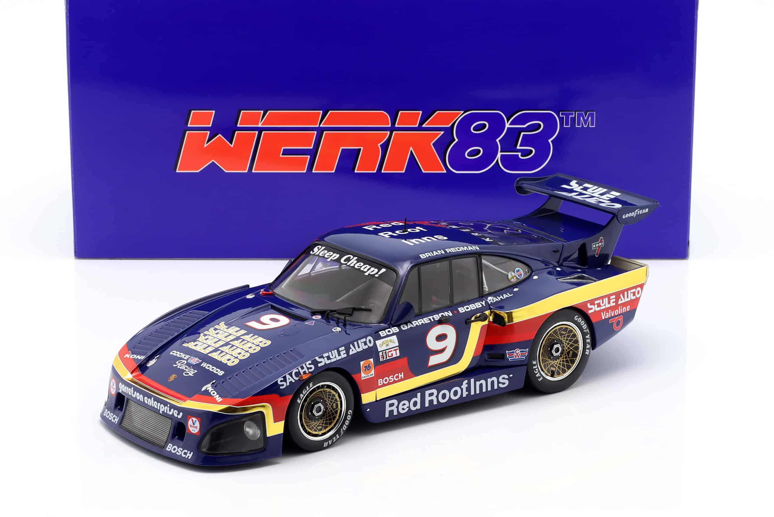 Werk83 1:18 Porsche 935 K3/80 No.9 Winner 24h Daytona 1981 Garretson Racing - Diecast Model